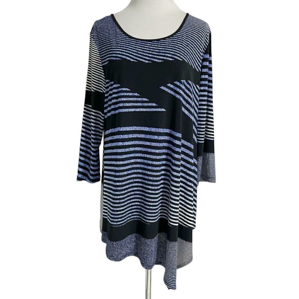 Clara Sunwoo XL Top Blouse Slinky Liquid